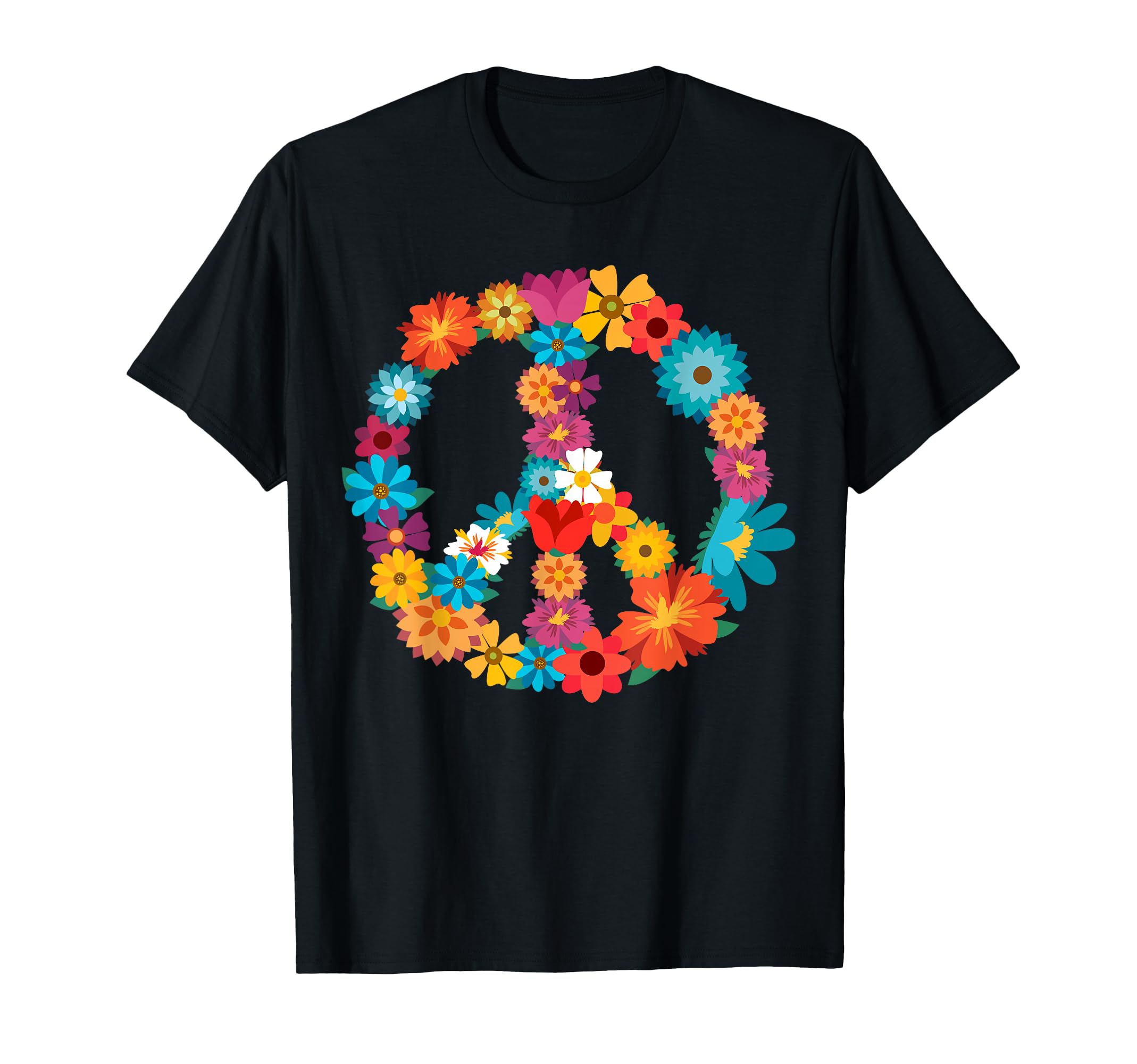 Peace Love 60S 70S Hippie Costume T-Shirt - Streetwear Style Unisex - T-Shirt, Sweatshirt, Hoodie