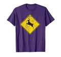 Deer Crossing Road Distressed T-Shirt - Streetwear Style Men Women - T-Shirt, Sweatshirt, Hoodie