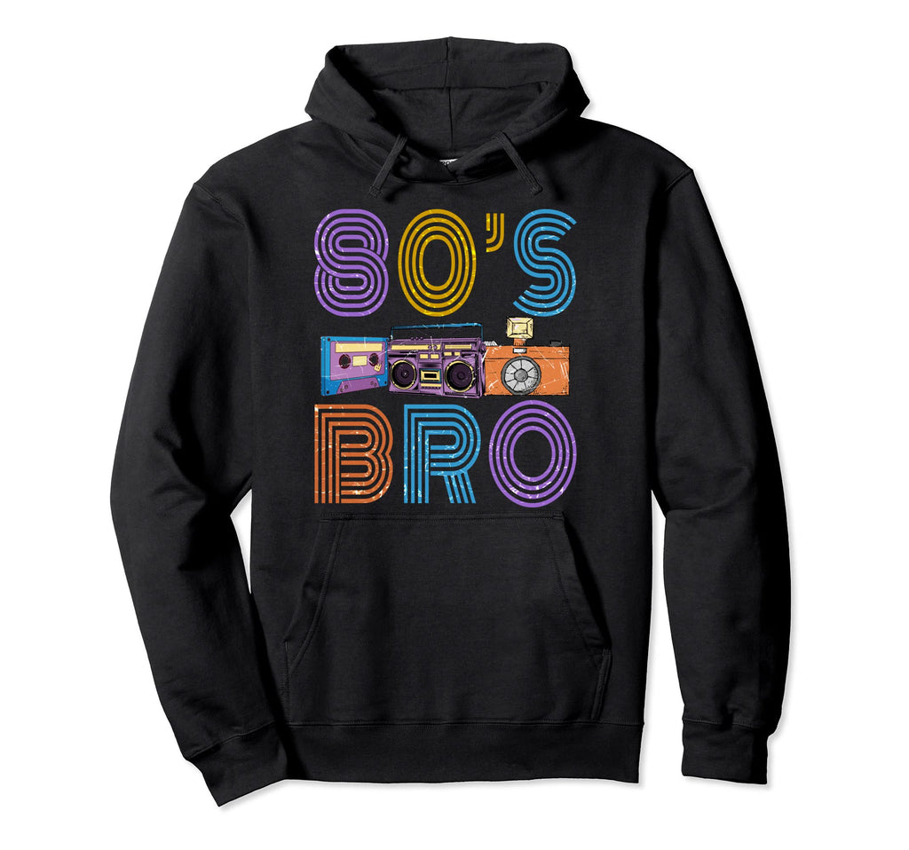 80S Bro Mixtape Cassette Player Camera Hoodie - Unique Graphic Unisex - T-Shirt, Sweatshirt, Hoodie