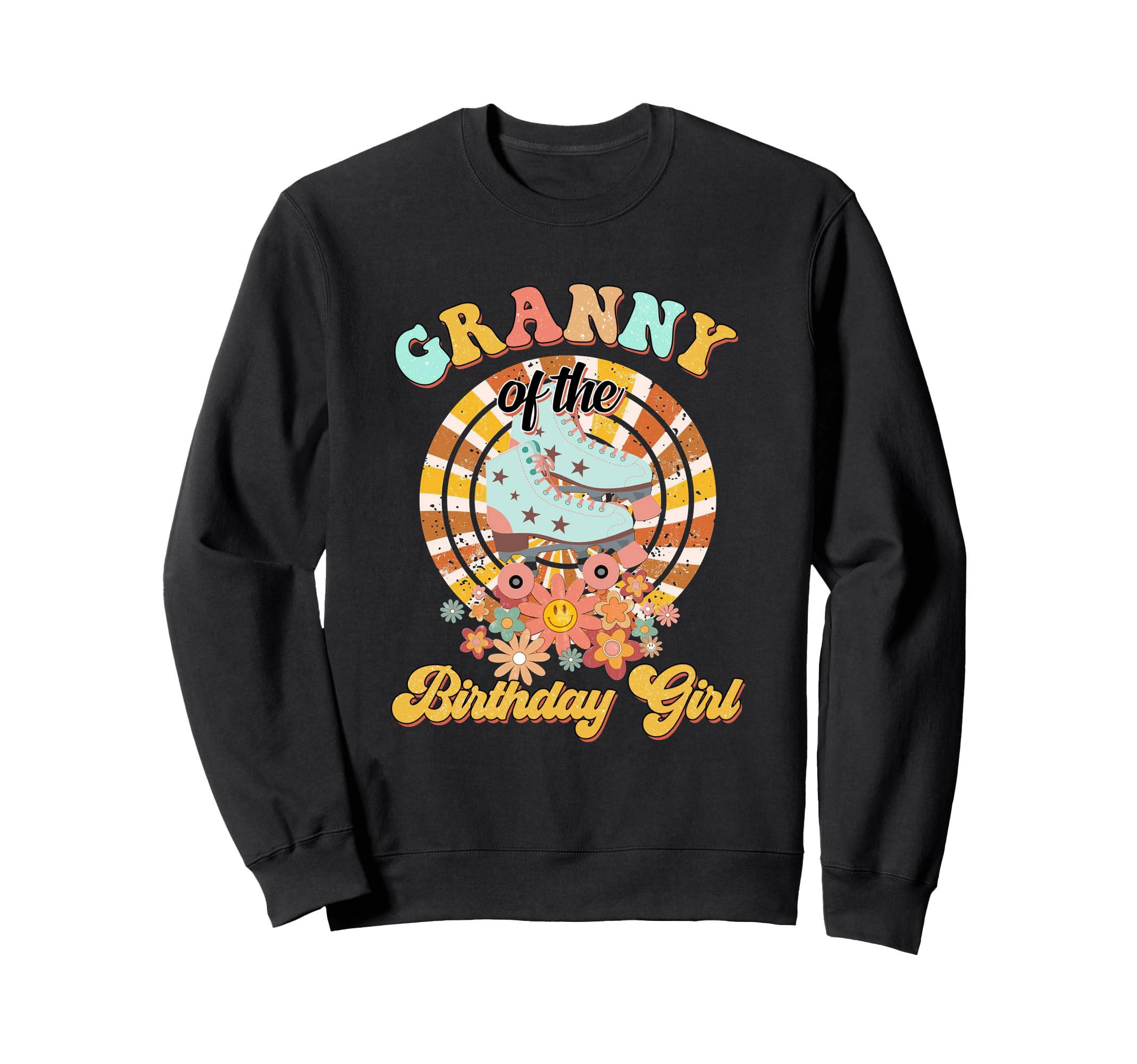 Granny Birthday Rolling Skate Sweatshirt - Aesthetic Graphic Men Women - T-Shirt, Sweatshirt, Hoodie