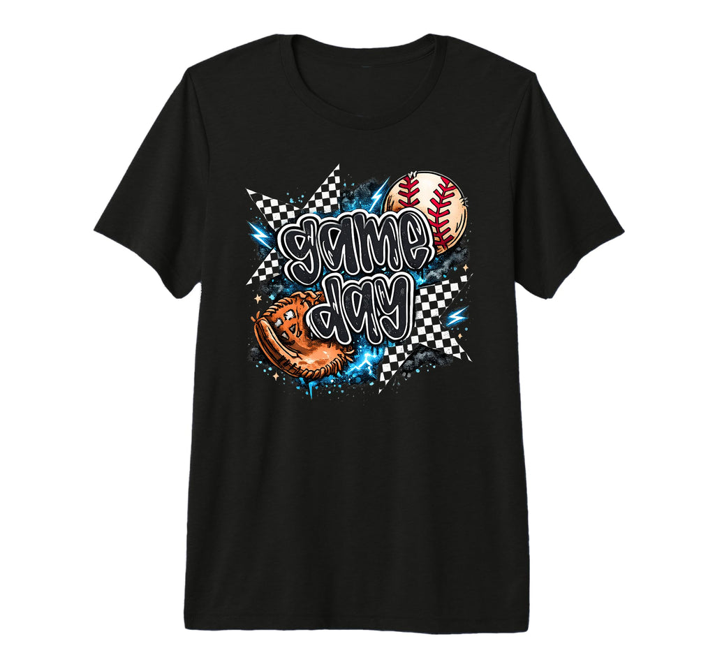Baseball Sister Mom Game Day Cheer T-Shirt - Graphic Print Men Women - T-Shirt, Sweatshirt, Hoodie