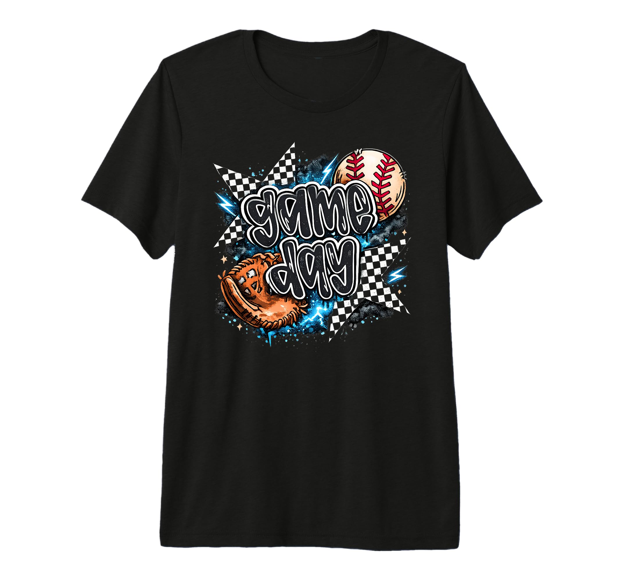 Baseball Sister Mom Game Day Cheer T-Shirt - Graphic Print Men Women - T-Shirt, Sweatshirt, Hoodie