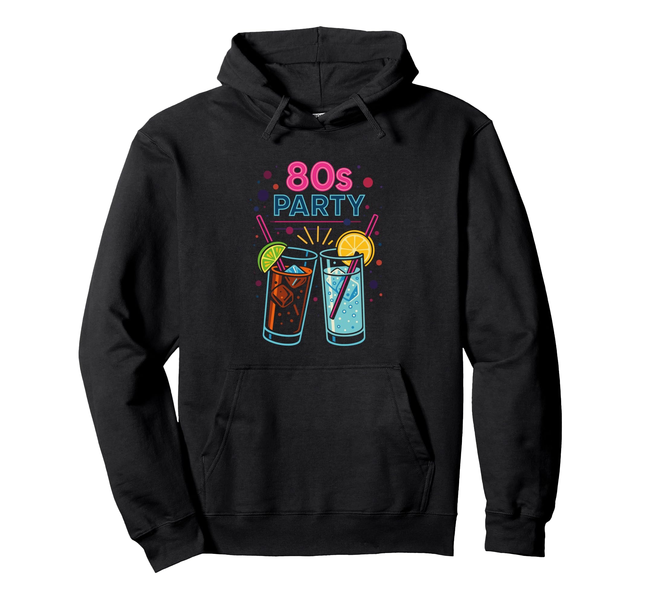 80S Outfit 80S Theme Party Disco Hoodie - Fun Novelty Design Men Women - T-Shirt, Sweatshirt, Hoodie