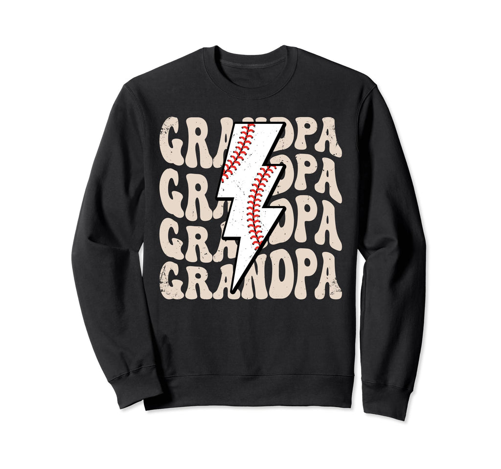 Lightning Groovy Proud Baseball Sweatshirt - Custom Art Print Men Women - T-Shirt, Sweatshirt, Hoodie