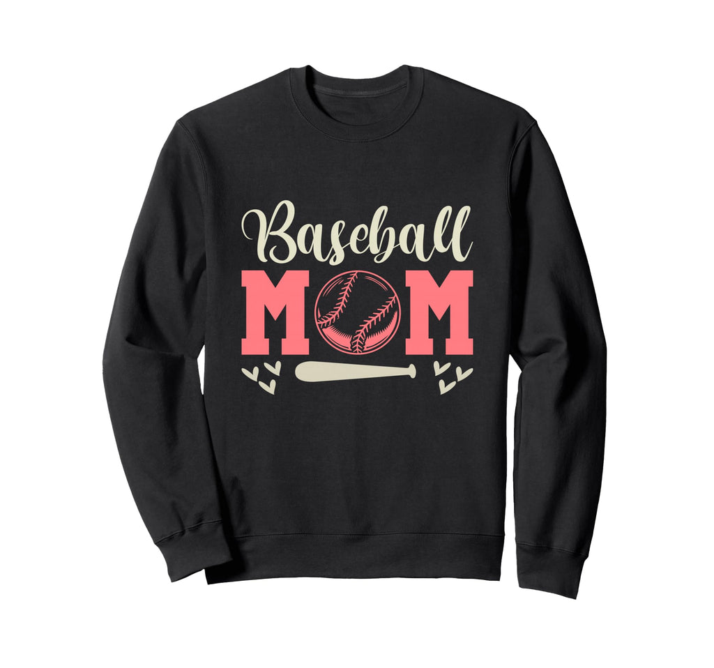 Baseball Mom Baseball Season Sweatshirt - Fun Novelty Design for Adults - T-Shirt, Sweatshirt, Hoodie
