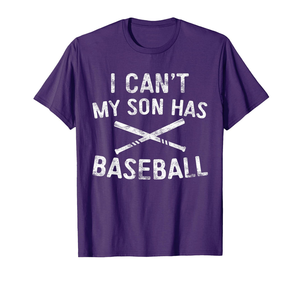 I Cant My Son Has Baseball Baseball T-Shirt - Unique Graphic Men Women - T-Shirt, Sweatshirt, Hoodie