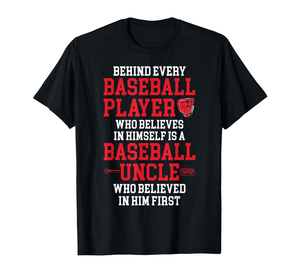 Baseball Uncle Proud Uncle Baseball T-Shirt - Minimalist Print for Adults - T-Shirt, Sweatshirt, Hoodie
