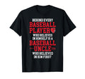 Baseball Uncle Proud Uncle Baseball T-Shirt - Minimalist Print for Adults - T-Shirt, Sweatshirt, Hoodie