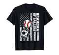 Grandma Ballers Funny Usa Flag Soccer T-Shirt - Trendy Graphic for Adults - T-Shirt, Sweatshirt, Hoodie
