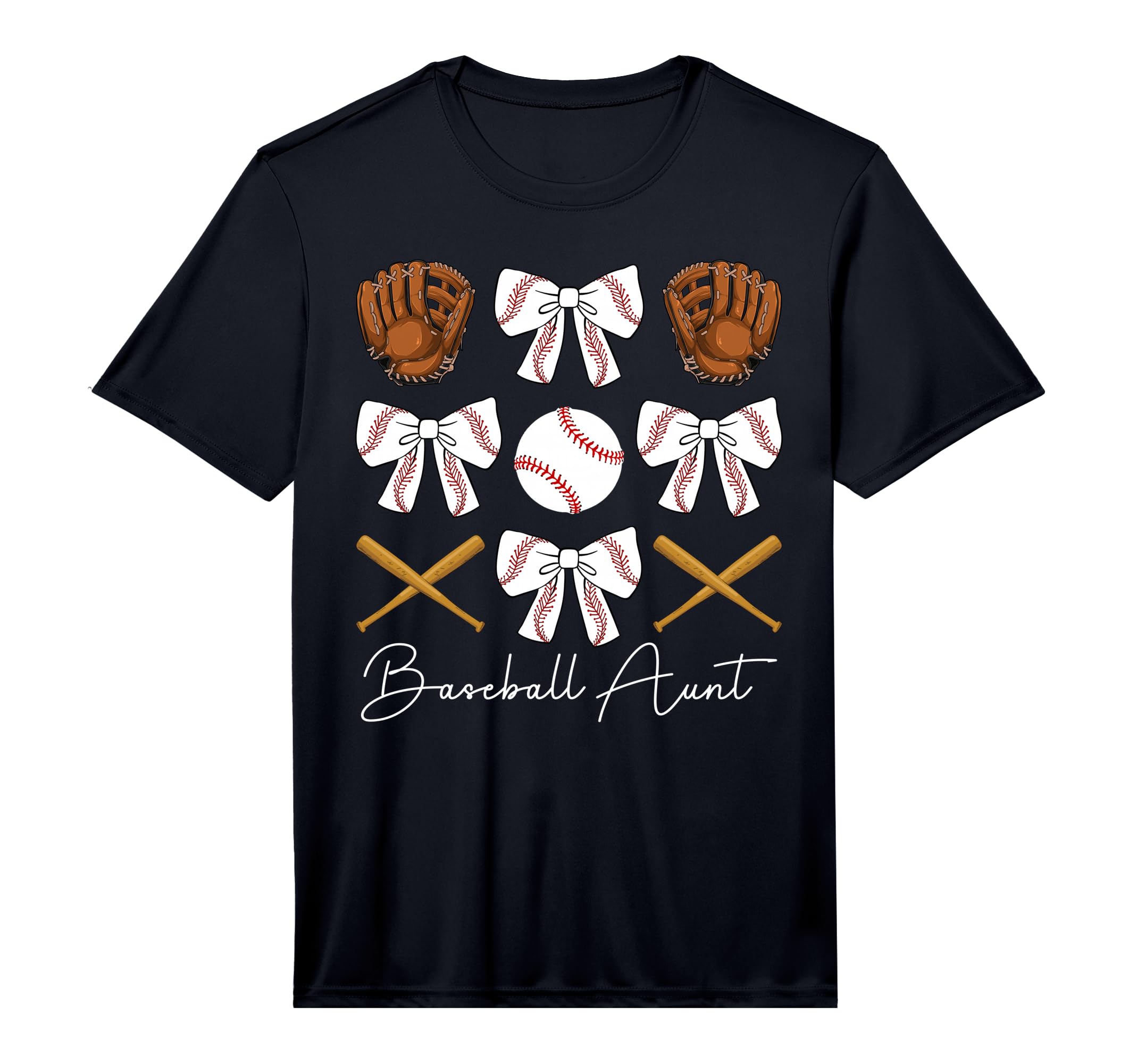 Mens Baseball Aunt Baseball Player T-Shirt - Custom Art Print Men Women - T-Shirt, Sweatshirt, Hoodie