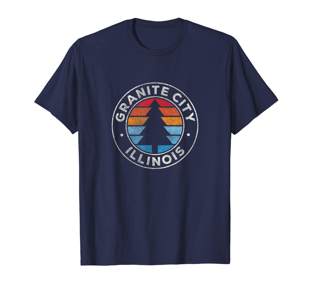 Granite City Illinois Il 70S T-Shirt - Trendy Graphic for Adults - T-Shirt, Sweatshirt, Hoodie