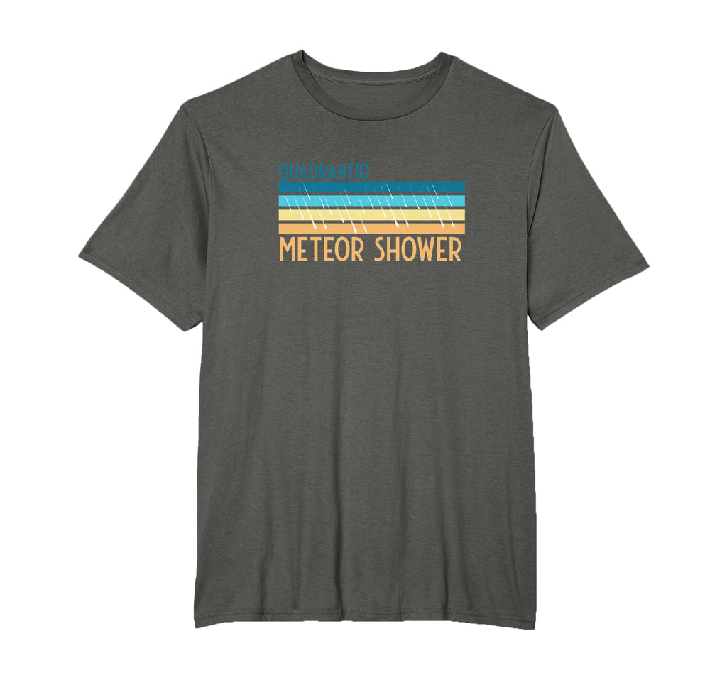 Stripes Quadrantid Meteor Shower T-Shirt - Fun Novelty Design for Adults - T-Shirt, Sweatshirt, Hoodie