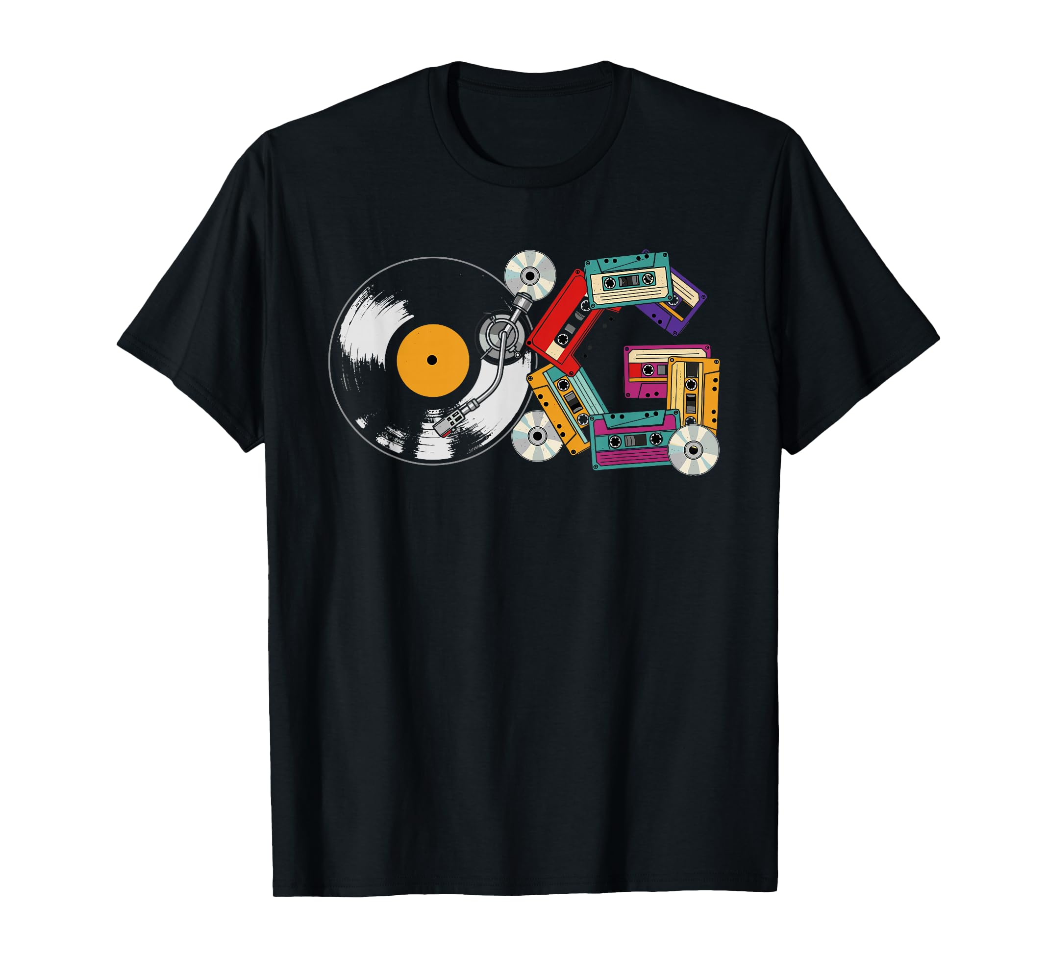 90S Hip Hop Og Music Vinyl Cassette T-Shirt - Casual Everyday Wear Unisex - T-Shirt, Sweatshirt, Hoodie