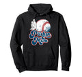 Baseball Pitcher Mom Baseball Pitcher Hoodie - Novelty Apparel for Adults - T-Shirt, Sweatshirt, Hoodie