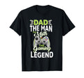 Gamer Dad Myth Gaming Legend Fathers T-Shirt - Custom Art Print Men Women - T-Shirt, Sweatshirt, Hoodie