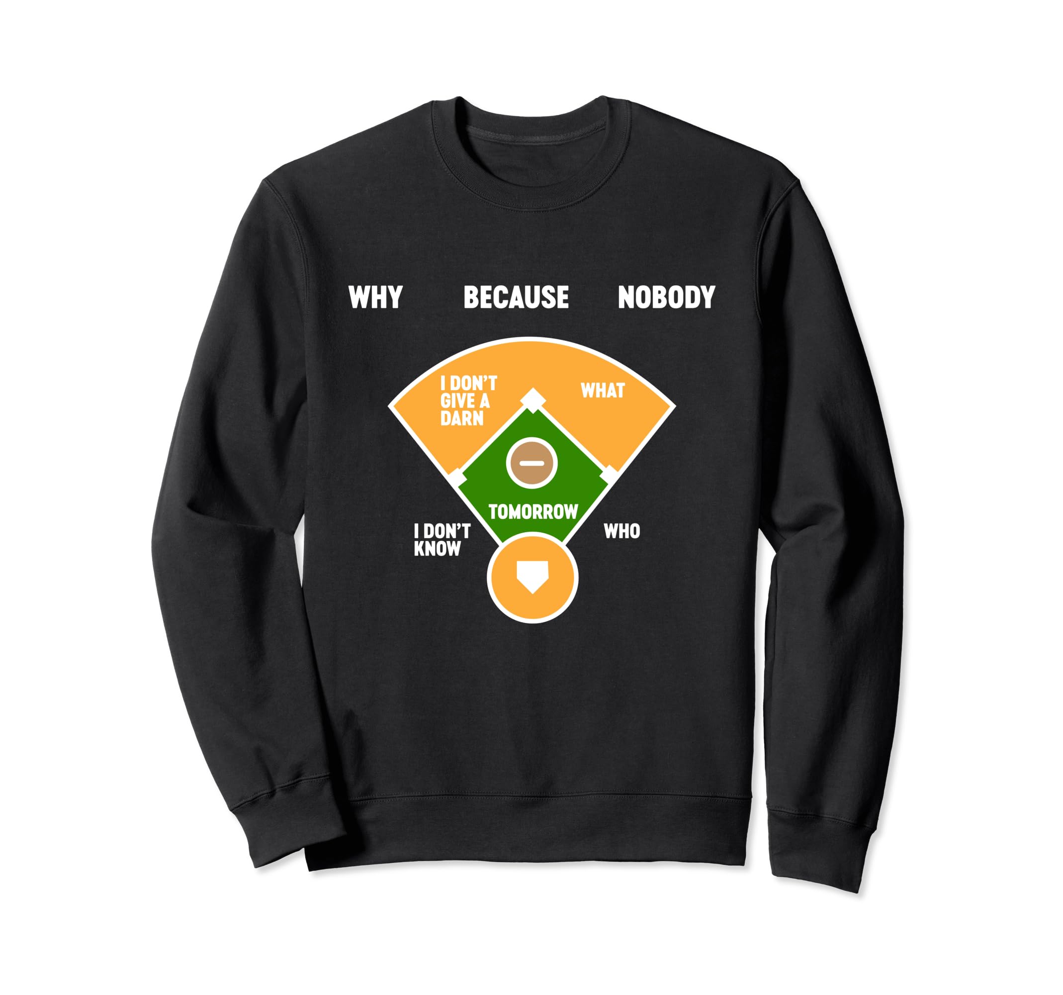 Funny Baseball Fathers Day Joke Sweatshirt - Fun Novelty Design for Adults - T-Shirt, Sweatshirt, Hoodie