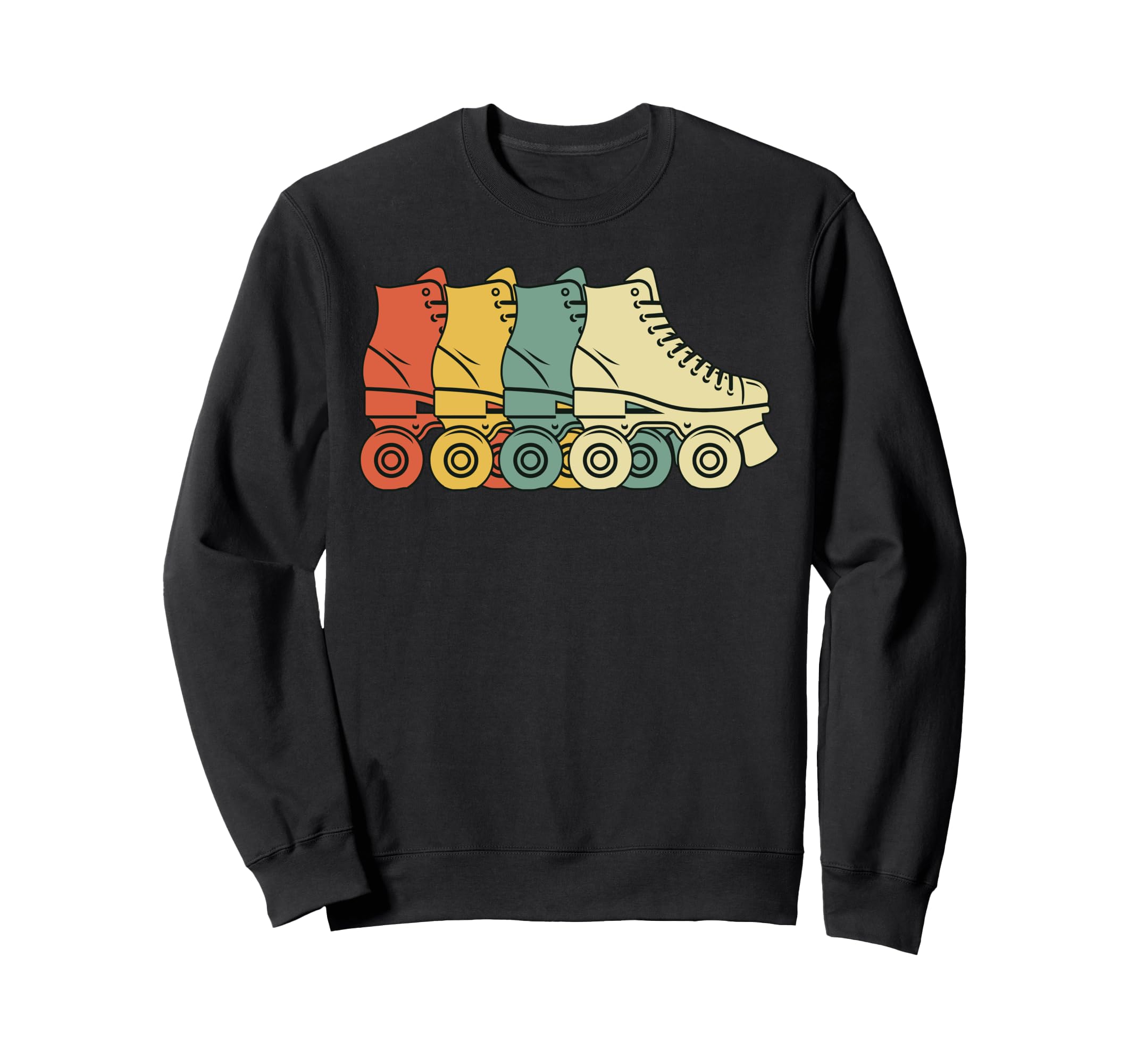 Roller Skate Skating 70S Sweatshirt - Casual Everyday Wear Unisex - T-Shirt, Sweatshirt, Hoodie