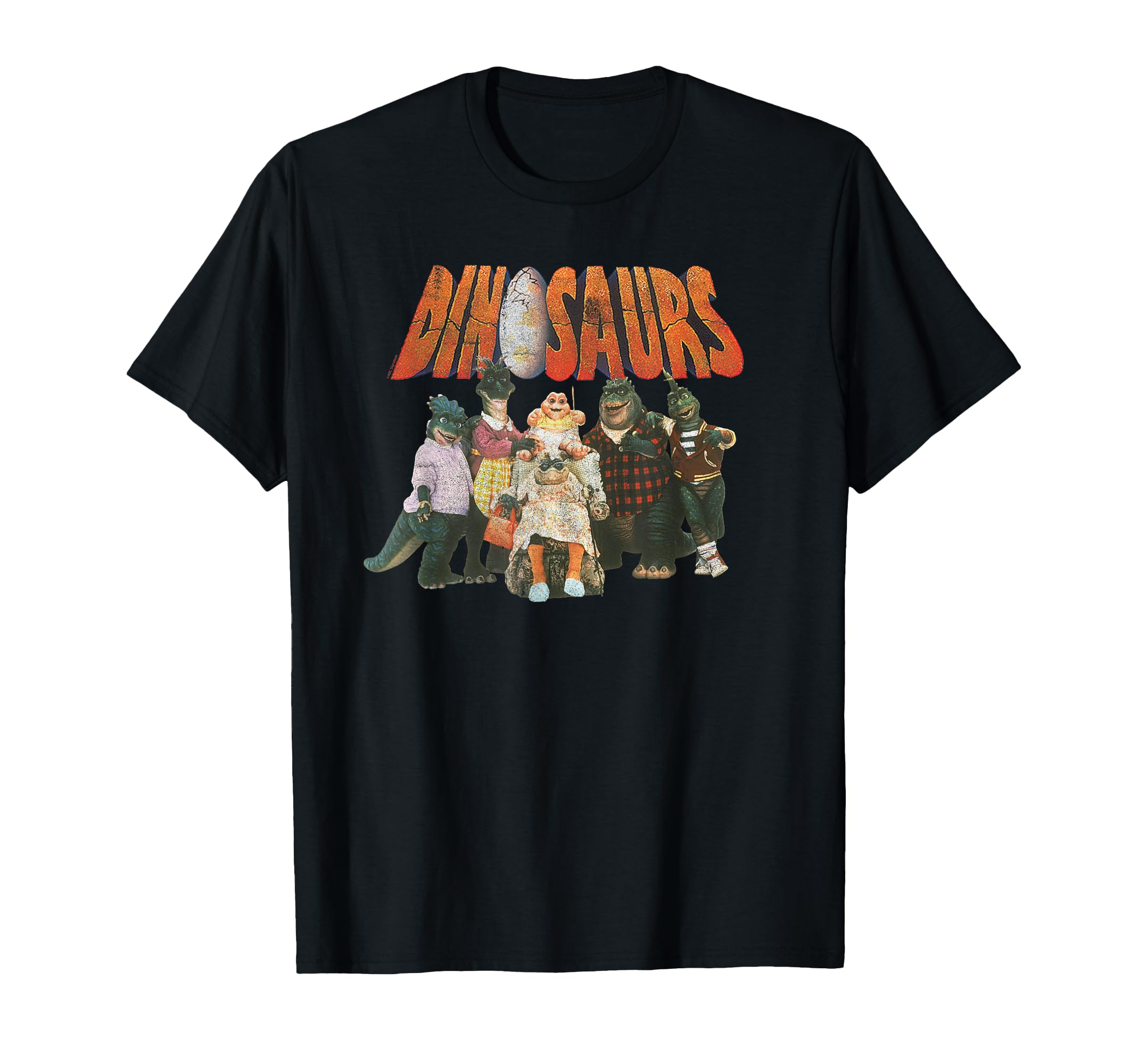 Dinosaurs Sinclair Family Portrait T-Shirt - Minimalist Print Men Women - T-Shirt, Sweatshirt, Hoodie