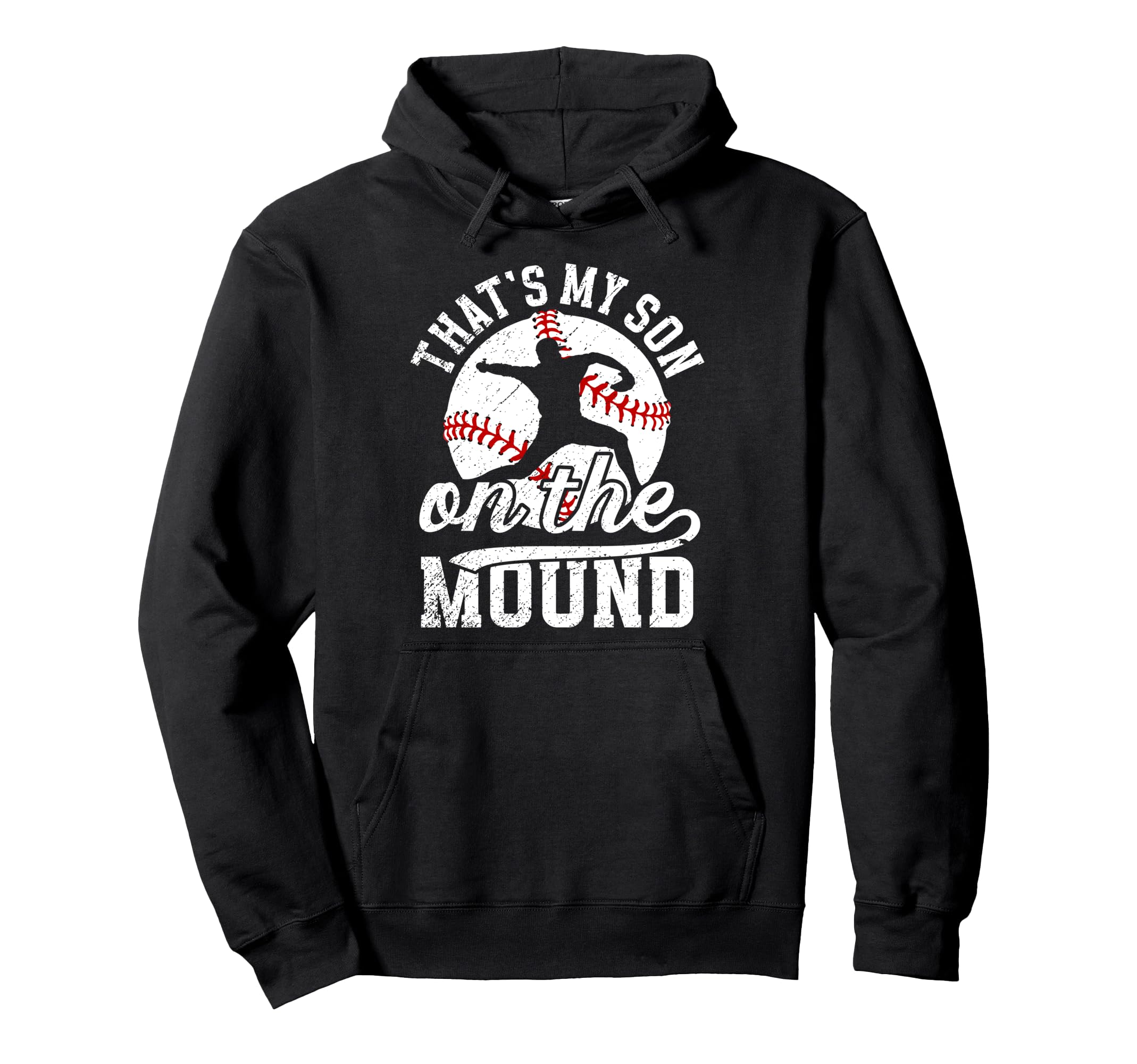 Thats My Son Baseball Pitcher Mom Hoodie - Trendy Graphic Men Women - T-Shirt, Sweatshirt, Hoodie