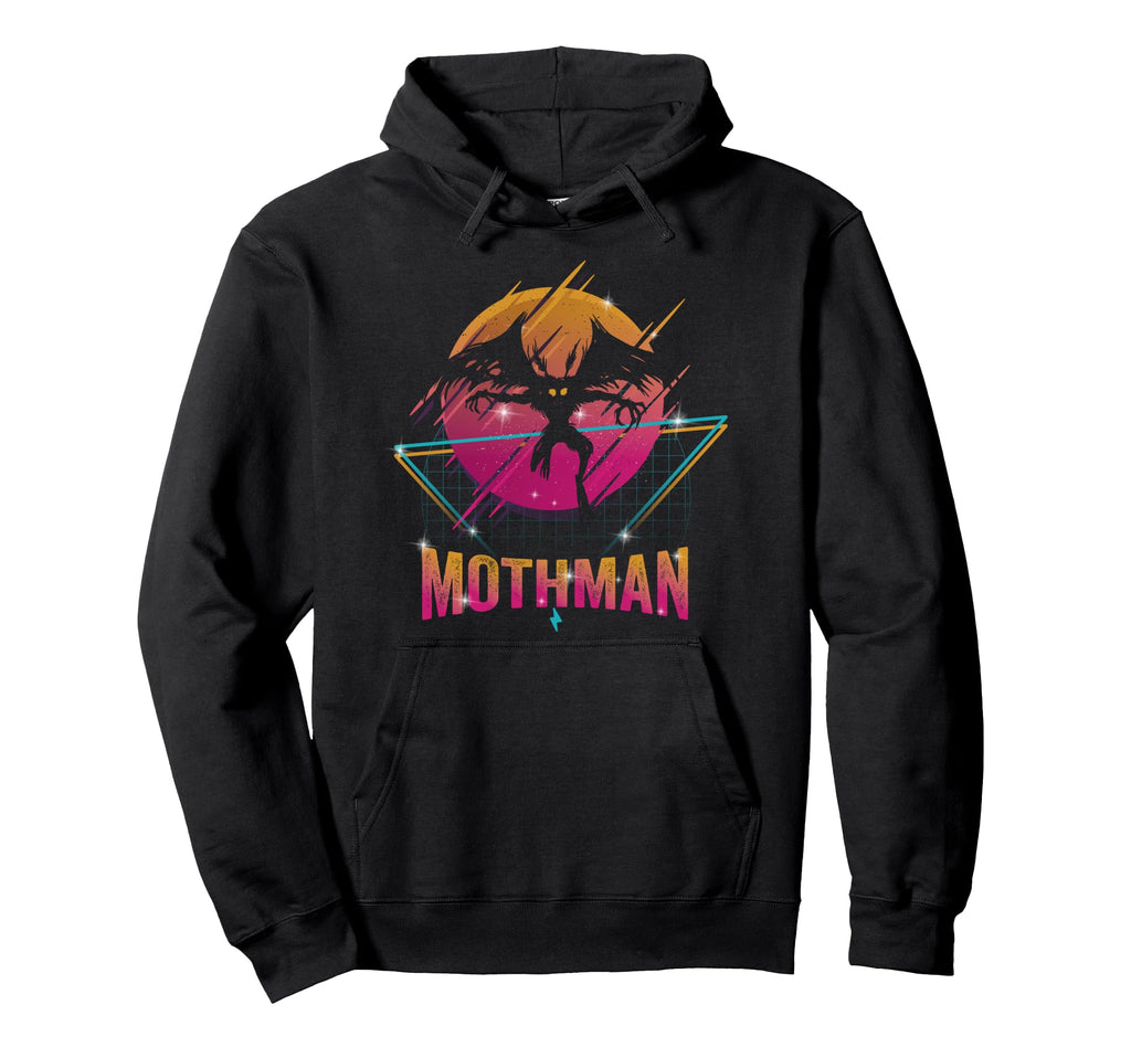Vaporwave Aesthetic Mothman Hoodie - Casual Everyday Wear Unisex - T-Shirt, Sweatshirt, Hoodie