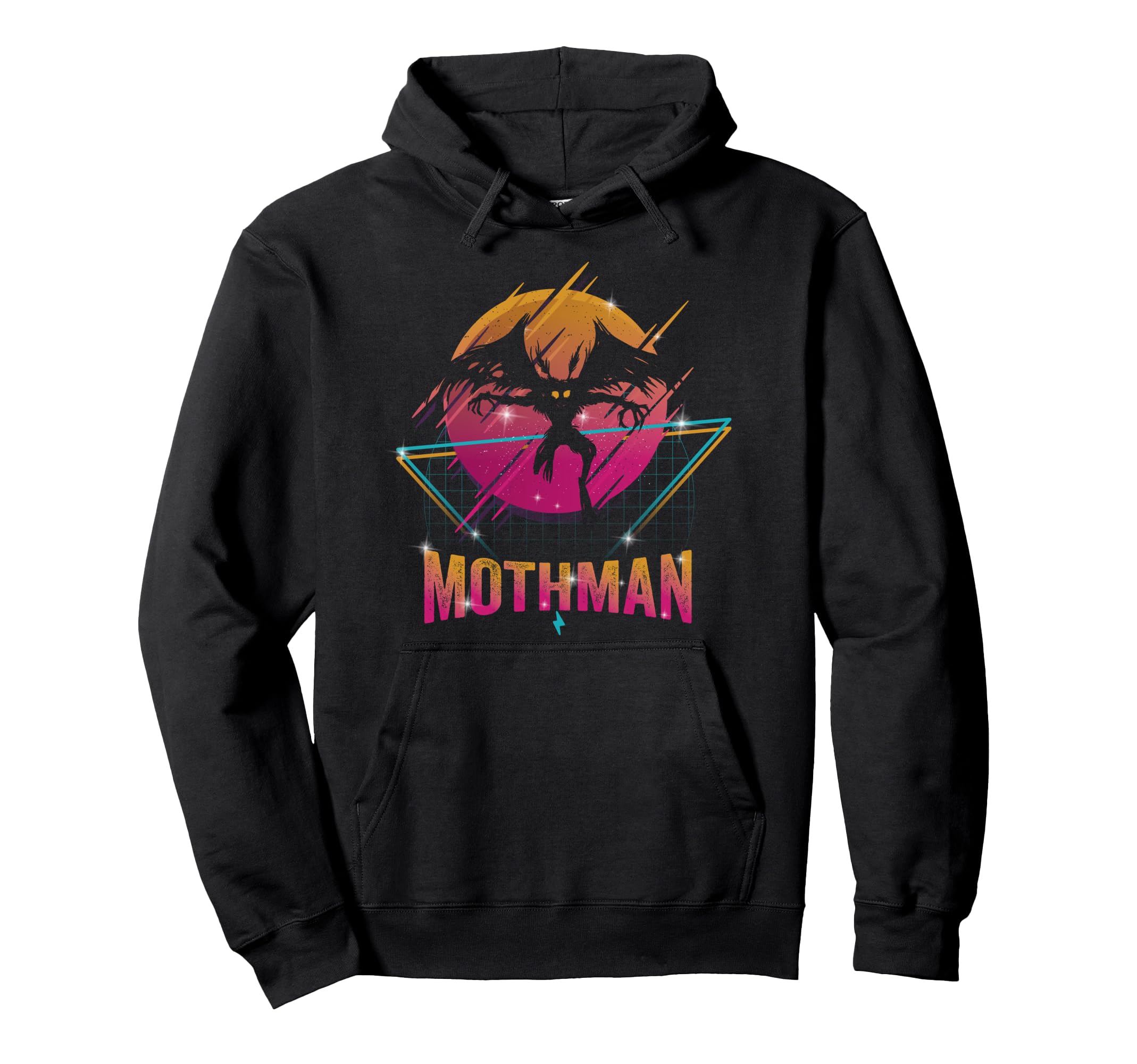 Vaporwave Aesthetic Mothman Hoodie - Casual Everyday Wear Unisex - T-Shirt, Sweatshirt, Hoodie