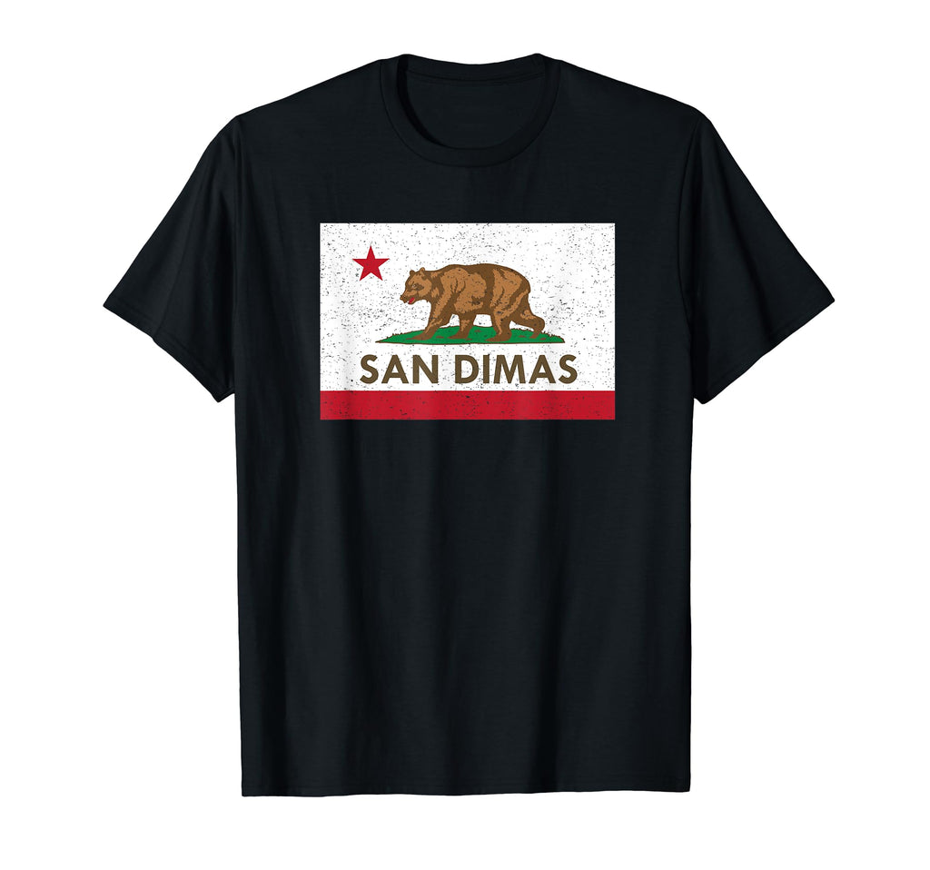 San Dimas California Flag T-Shirt - Aesthetic Graphic Men Women - T-Shirt, Sweatshirt, Hoodie