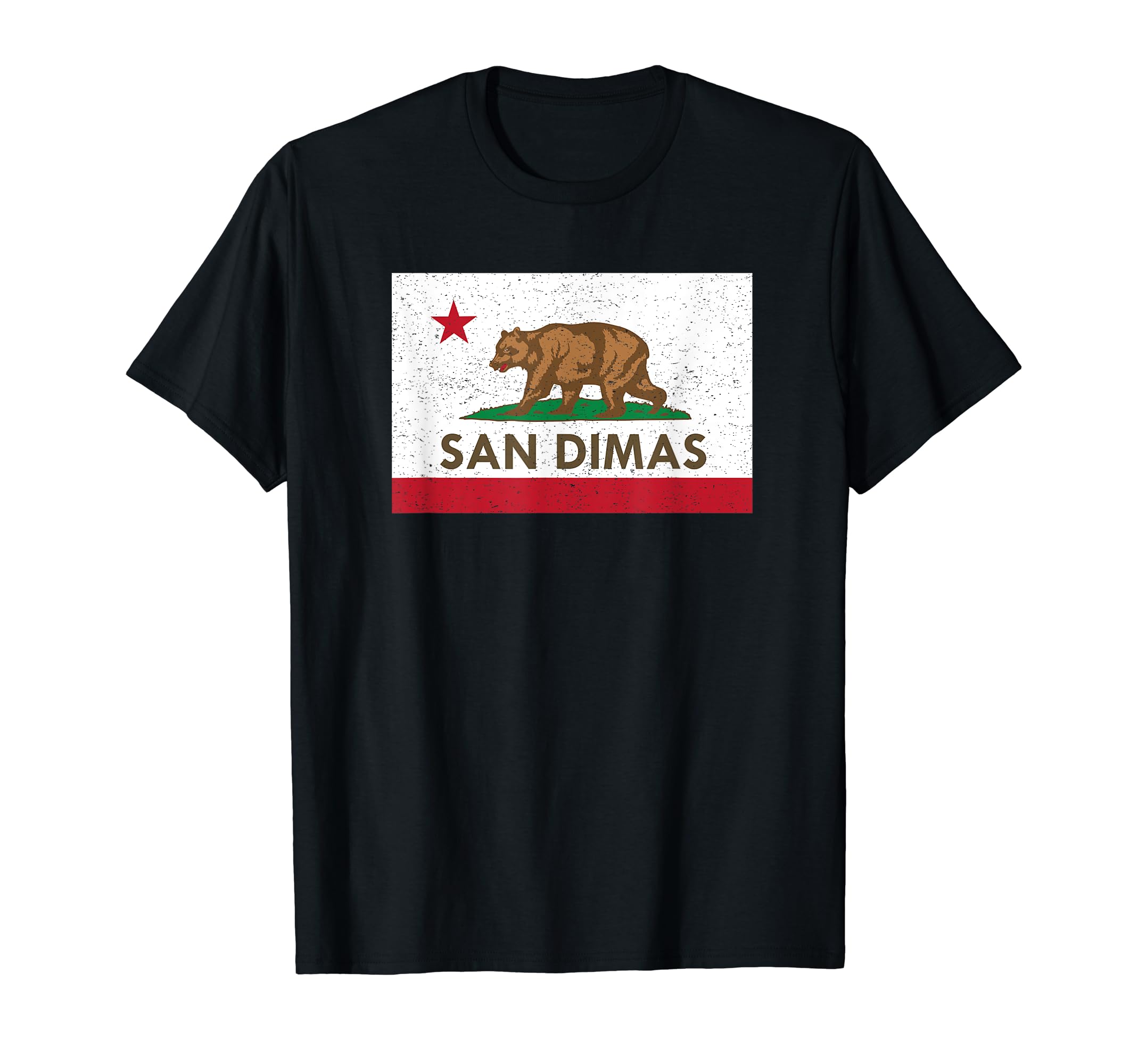 San Dimas California Flag T-Shirt - Aesthetic Graphic Men Women - T-Shirt, Sweatshirt, Hoodie