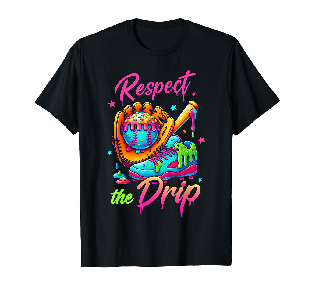 Respect Drip Ice Cream Drip T-Shirt - Trendy Graphic Men Women - T-Shirt, Sweatshirt, Hoodie