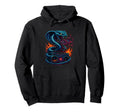 Music Snake And Boombox Cassette Tape Hoodie - Aesthetic Graphic Men Women - T-Shirt, Sweatshirt, Hoodie