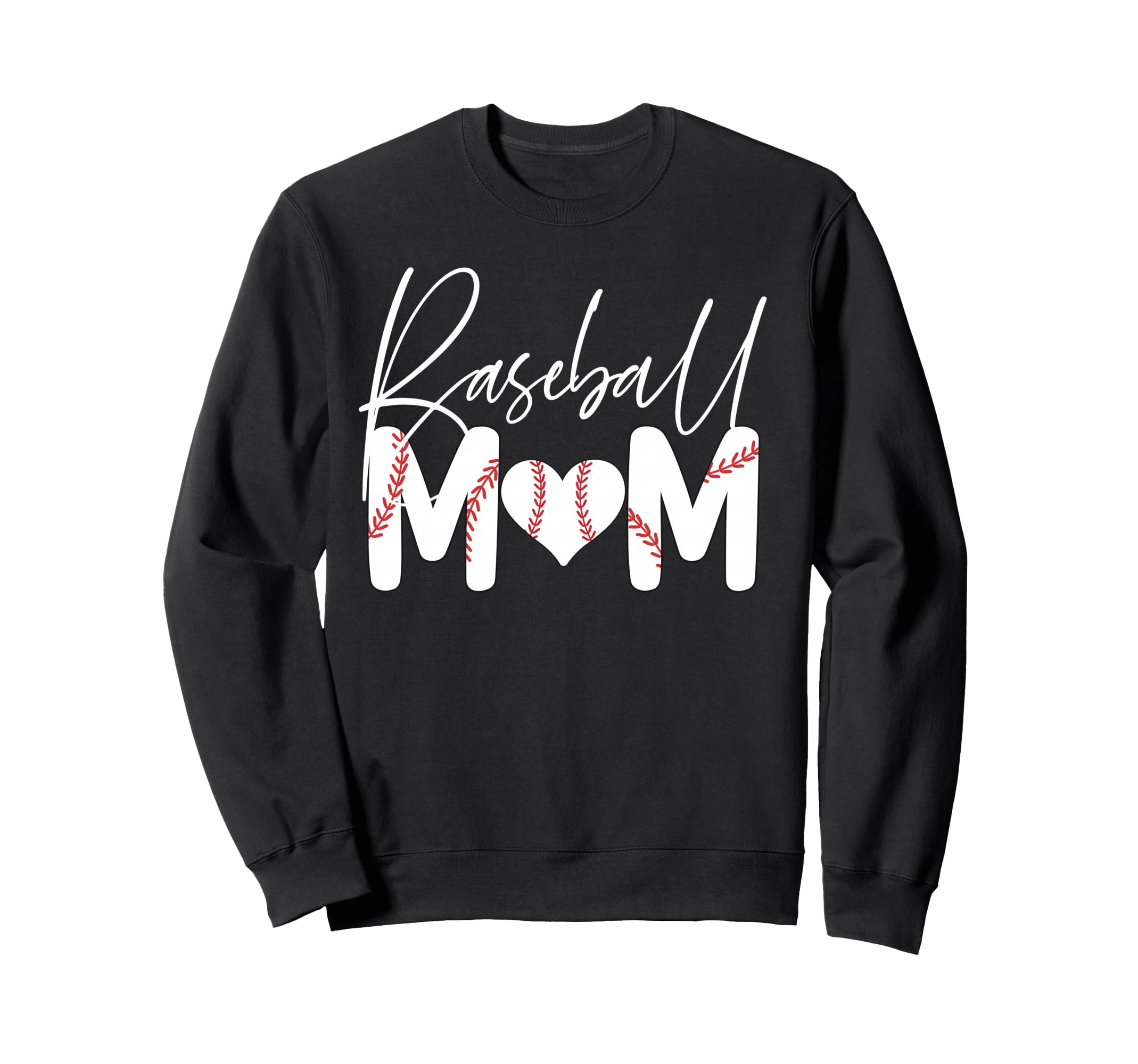 Baseball Mom Sweatshirt - Minimalist Print Men Women - T-Shirt, Sweatshirt, Hoodie