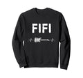 Fifi Guitar Heartbeat Music Guitarist Sweatshirt - Custom Art Print Unisex - T-Shirt, Sweatshirt, Hoodie