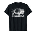 American Buffalo American Bison T-Shirt - Custom Art Print Unisex - T-Shirt, Sweatshirt, Hoodie