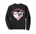 Baseball Player 28 Jersey Outfit Sweatshirt - Fun Novelty Design Men Women - T-Shirt, Sweatshirt, Hoodie