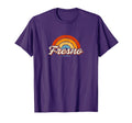 Fresno California Ca Rainbow 70S T-Shirt - Unique Graphic for Adults - T-Shirt, Sweatshirt, Hoodie