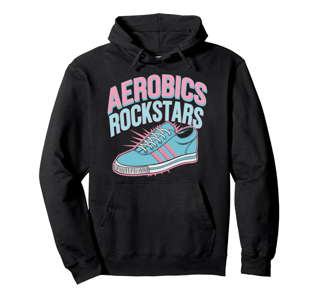 80S Fitness Enthusiast Workout And Neon Hoodie - Trendy Graphic Unisex - T-Shirt, Sweatshirt, Hoodie