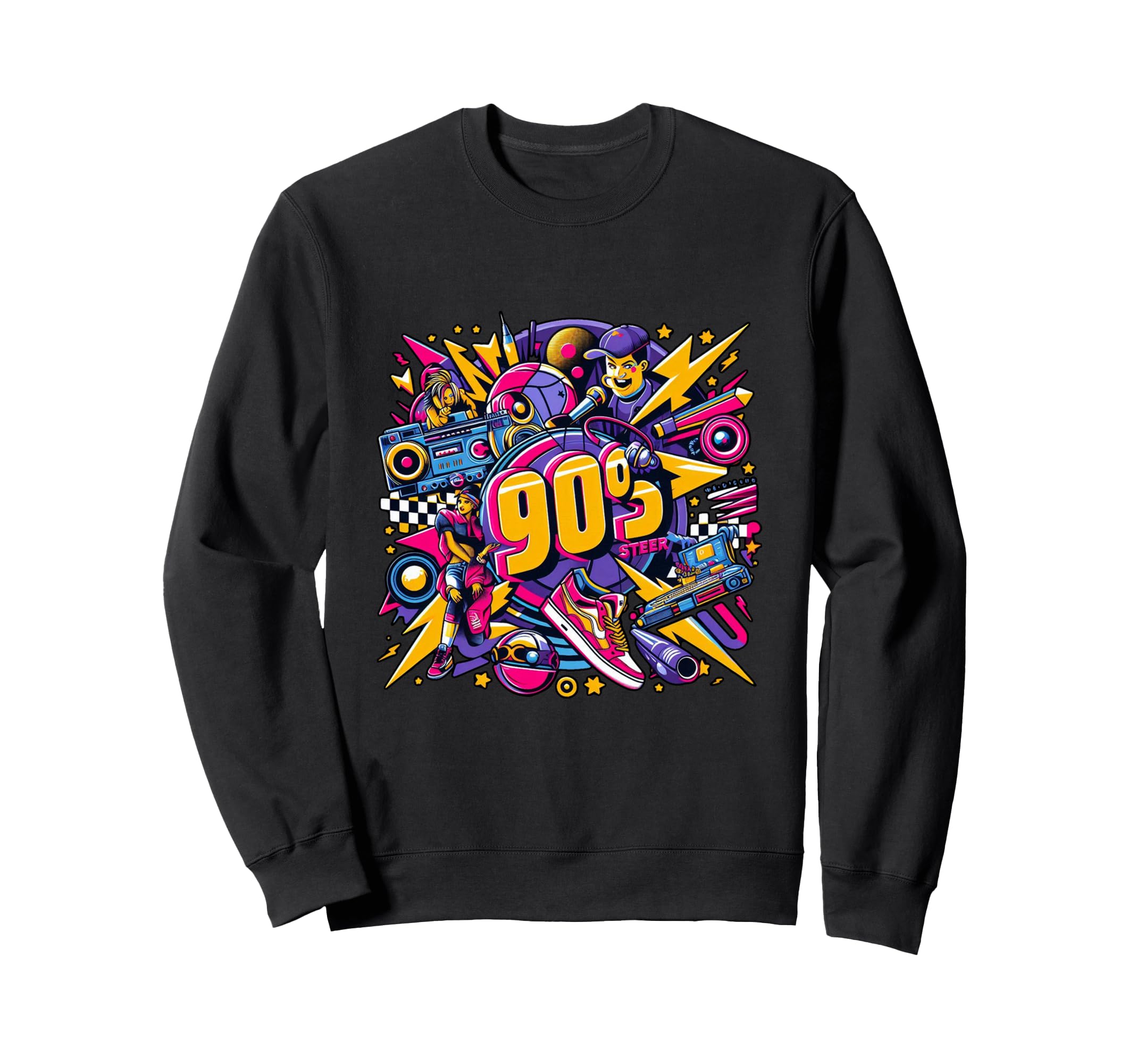 90S Those Nostalgic Pop Art Culture Sweatshirt - Graphic Print Men Women - T-Shirt, Sweatshirt, Hoodie