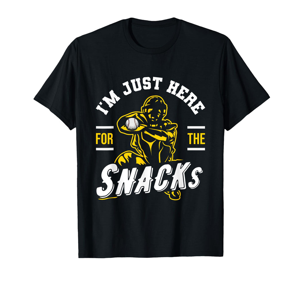 Baseball Mom Im Just Here Snacks T-Shirt - Streetwear Style Men Women - T-Shirt, Sweatshirt, Hoodie