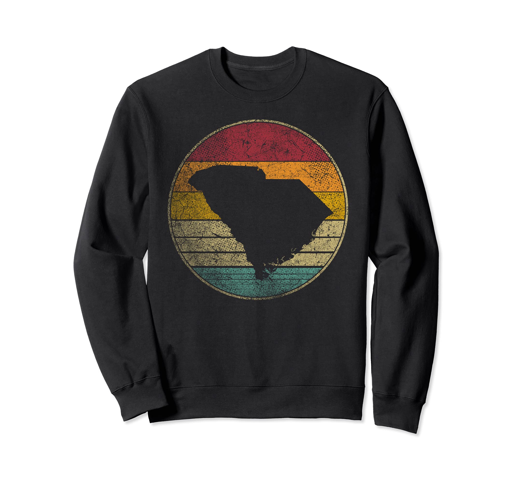 South Carolina Distressed 70S 80S Sweatshirt - Minimalist Print Men Women - T-Shirt, Sweatshirt, Hoodie