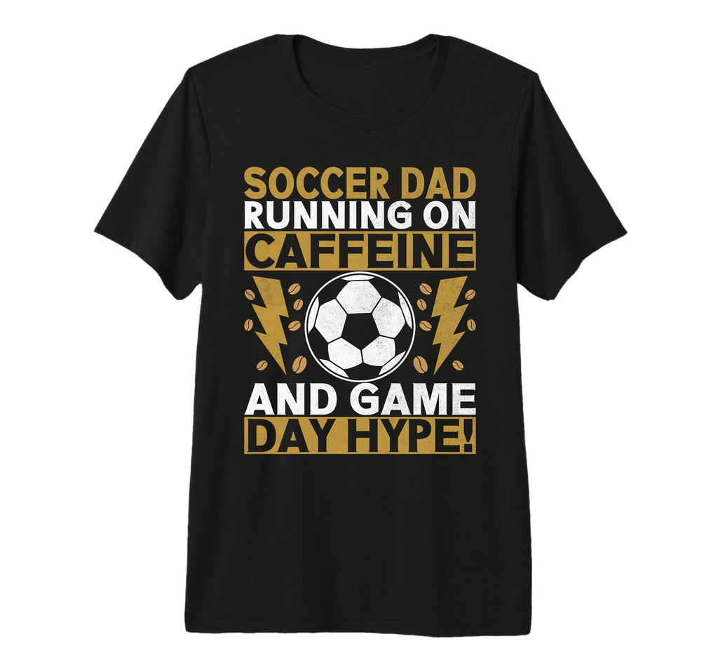 Running Caffeine And Game Day Hype T-Shirt - Aesthetic Graphic Unisex - T-Shirt, Sweatshirt, Hoodie