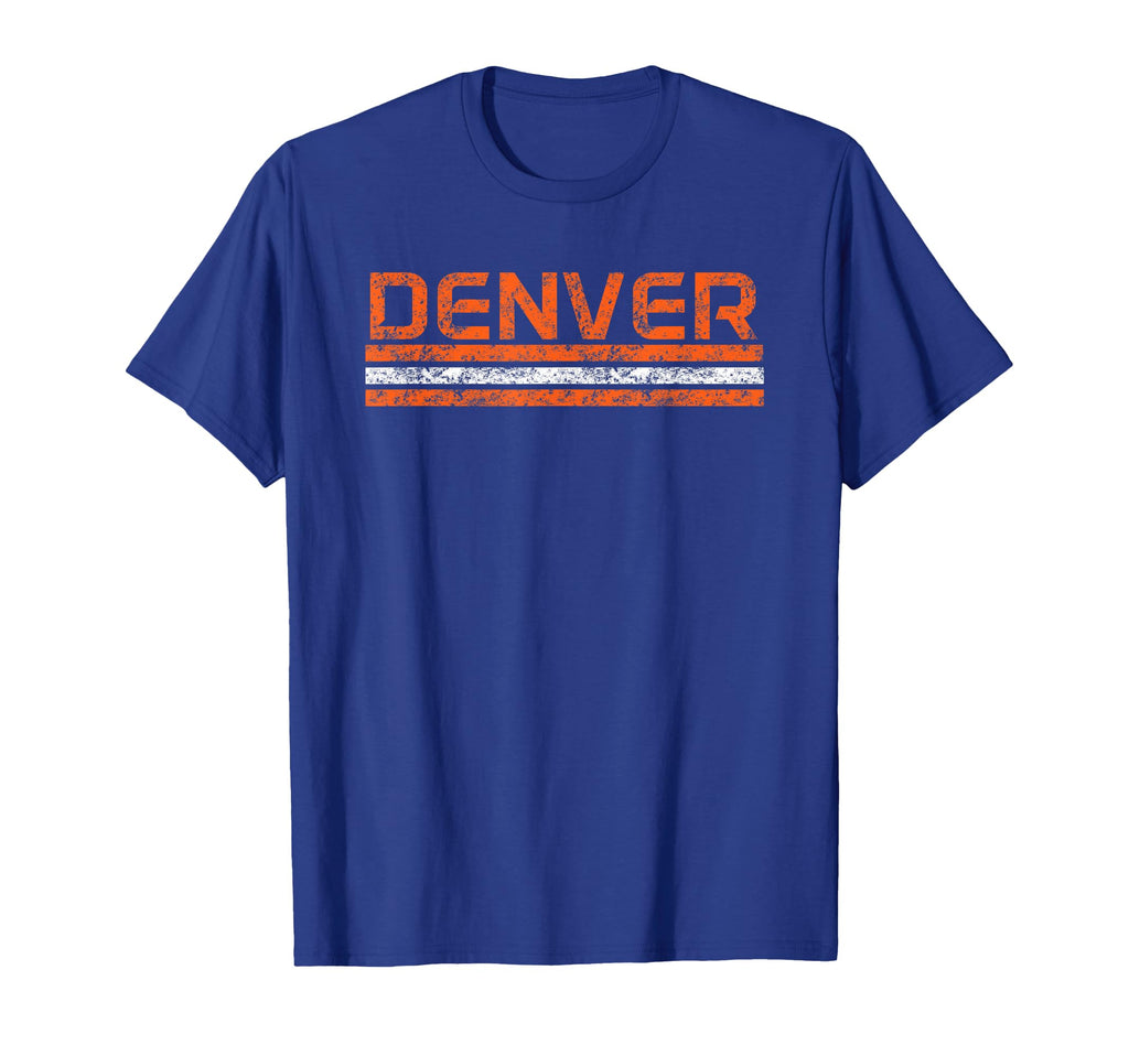 Denver Colorado Weathered Stripe T-Shirt - Aesthetic Graphic Unisex - T-Shirt, Sweatshirt, Hoodie