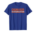 Denver Colorado Weathered Stripe T-Shirt - Aesthetic Graphic Unisex - T-Shirt, Sweatshirt, Hoodie
