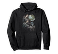Three Velociraptor Dinosaur Howling To Hoodie - Trendy Graphic for Adults - T-Shirt, Sweatshirt, Hoodie
