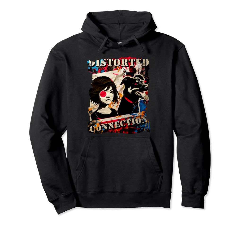 Funny And Dog Graffiti Grunge 90S Hoodie - Fun Novelty Design Unisex - T-Shirt, Sweatshirt, Hoodie