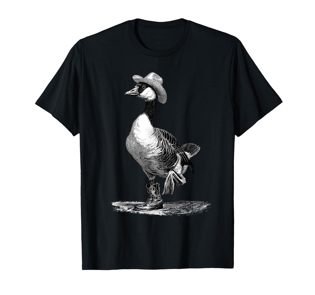 Country Cowboy Goose Rodeo Cowgirl T-Shirt - Novelty Apparel Men Women - T-Shirt, Sweatshirt, Hoodie