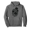 Linocut Flower Block Peonies Boho Hoodie - Trendy Graphic for Adults - T-Shirt, Sweatshirt, Hoodie