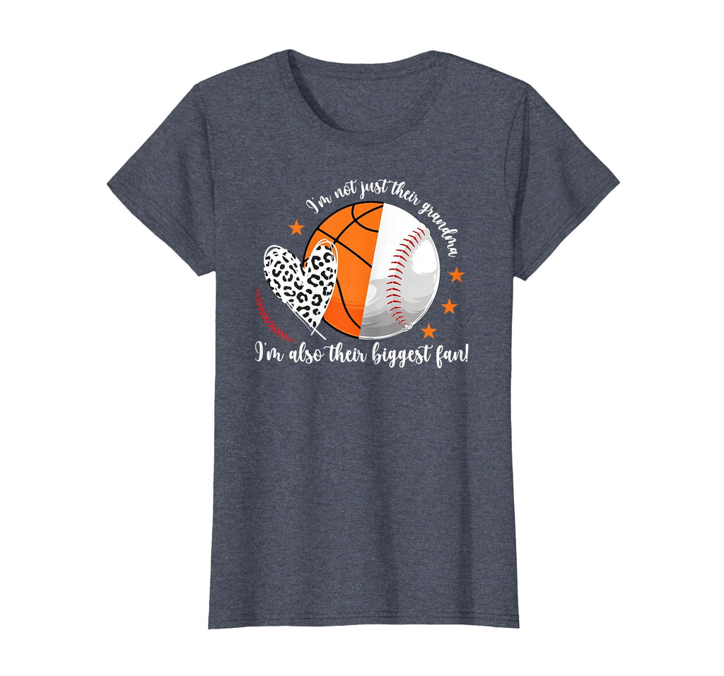 Im Their Biggest Fan Basketball T-Shirt - Fun Novelty Design Men Women - T-Shirt, Sweatshirt, Hoodie