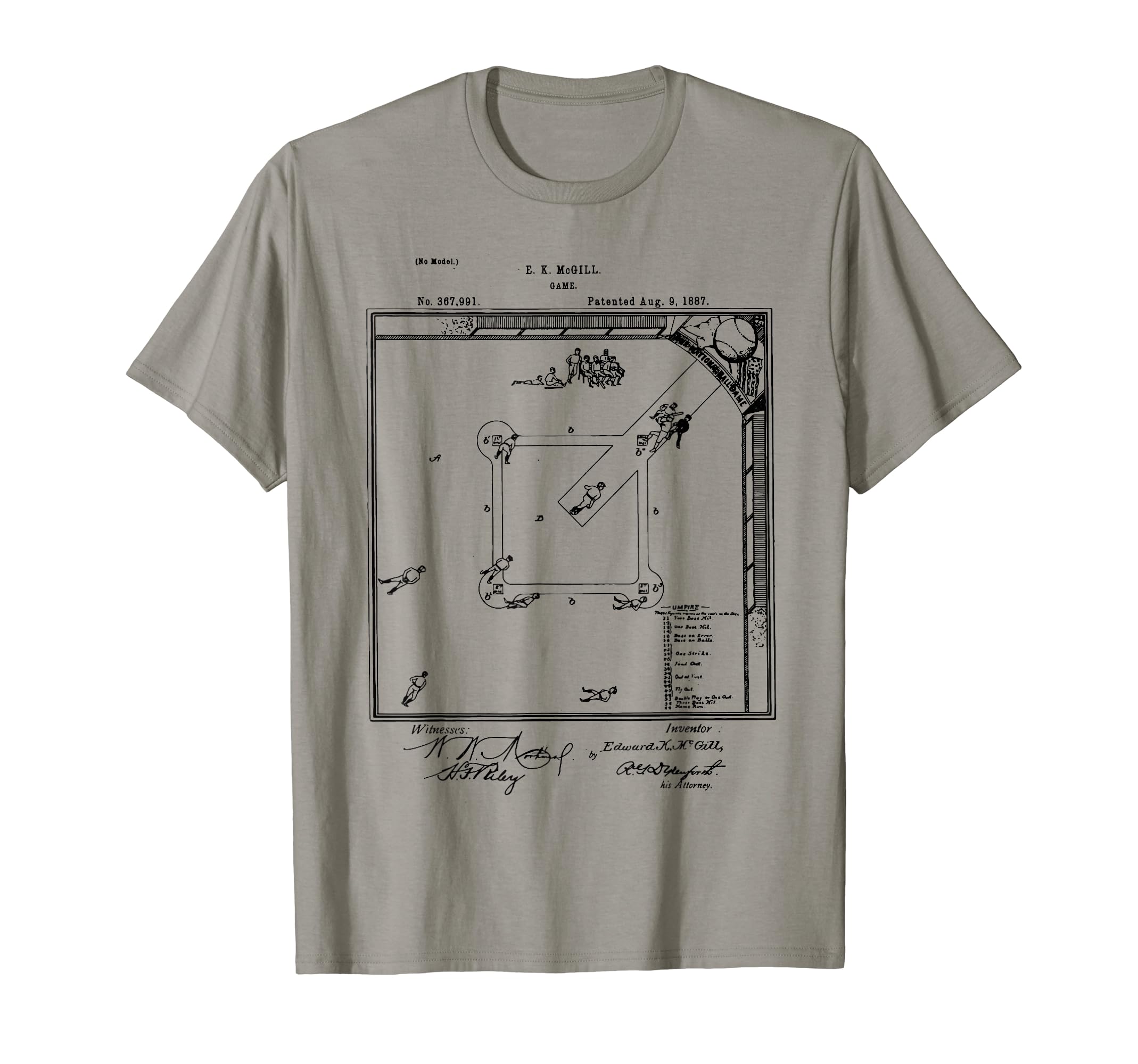 Old Baseball Game Patent Funny Baseball Sweatshirt - Trendy Graphic Unisex - T-Shirt, Sweatshirt, Hoodie