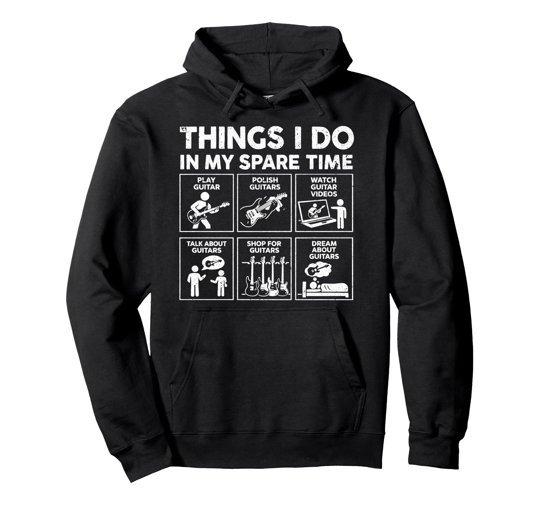 Things I Do My Spare Time Rock Music Hoodie - Custom Art Print for Adults - T-Shirt, Sweatshirt, Hoodie