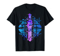 Sword Glitch Vaporwave Aesthetic T-Shirt - Casual Everyday Wear Men Women - T-Shirt, Sweatshirt, Hoodie