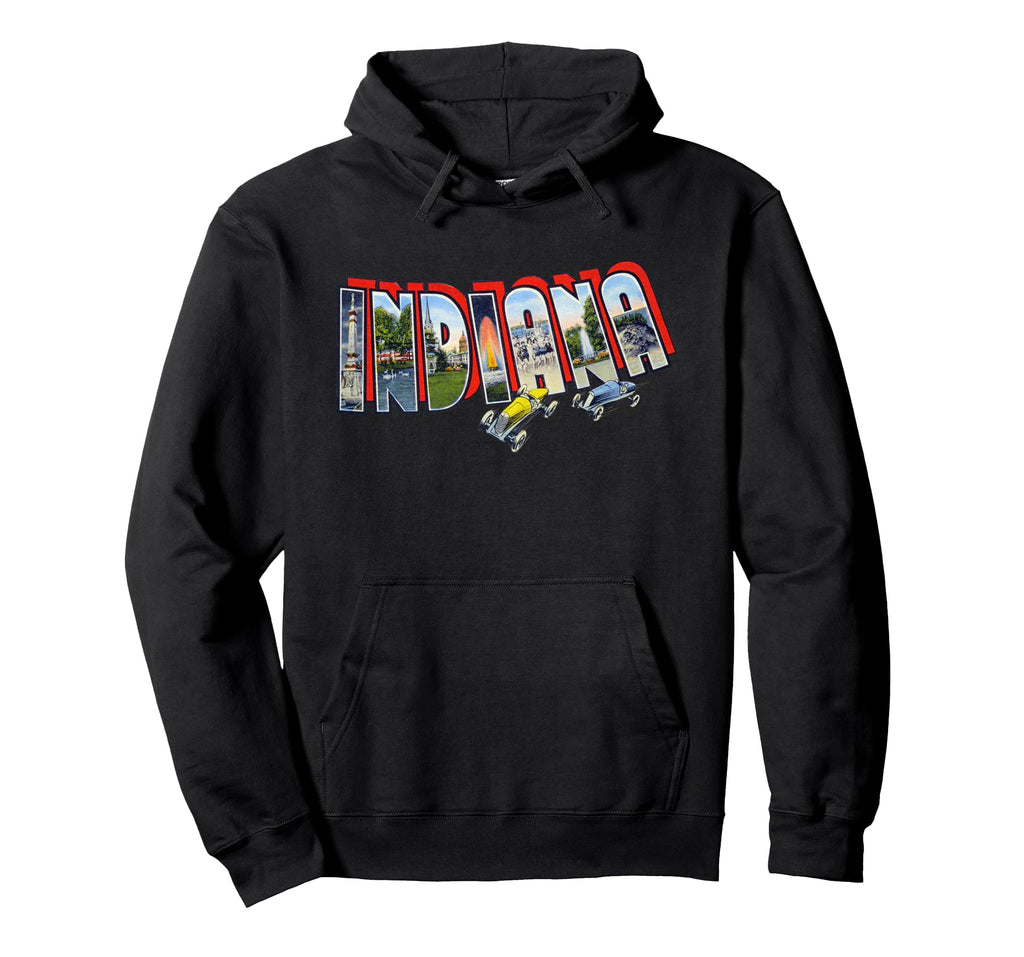 Indiana Souvenir Hoodie - Unique Graphic Unisex - T-Shirt, Sweatshirt, Hoodie
